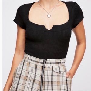 Free People Notch Your Girl Tee